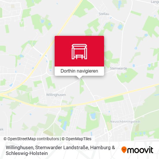 Willinghusen, Stemwarder Landstraße Karte