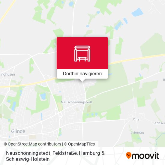 Neuschönningstedt, Feldstraße Karte