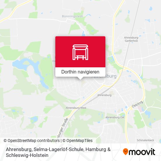 Ahrensburg, Selma-Lagerlöf-Schule Karte