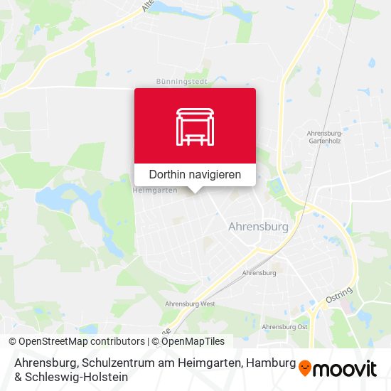 Ahrensburg, Schulzentrum am Heimgarten Karte