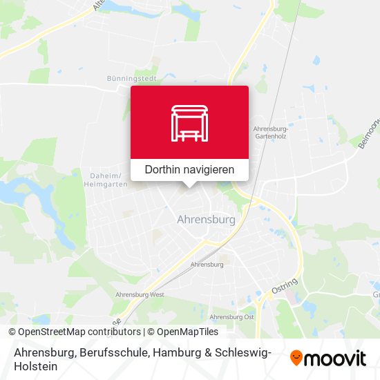 Ahrensburg, Berufsschule Karte