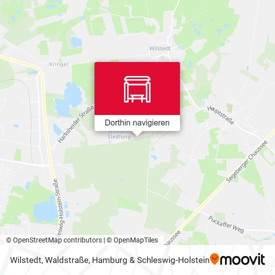 Wilstedt, Waldstraße Karte
