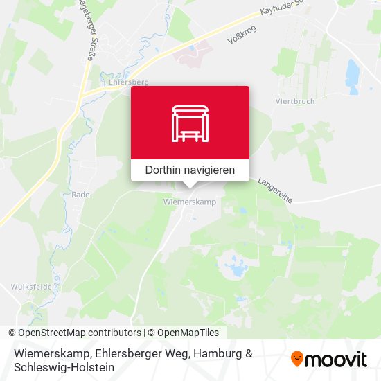 Wiemerskamp, Ehlersberger Weg Karte