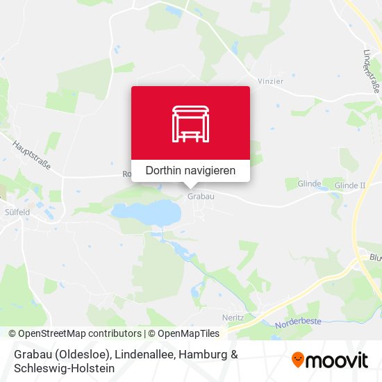 Grabau (Oldesloe), Lindenallee Karte