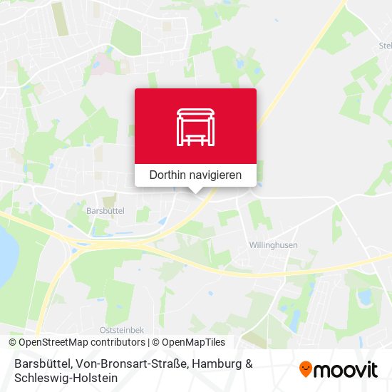 Barsbüttel, Von-Bronsart-Straße Karte