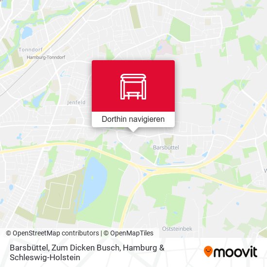Barsbüttel, Zum Dicken Busch Karte