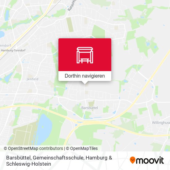 Barsbüttel, Gemeinschaftsschule Karte