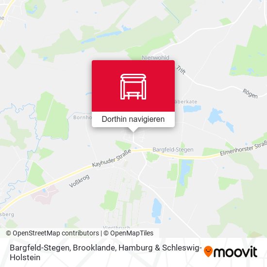 Bargfeld-Stegen, Brooklande Karte