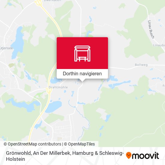 Grönwohld, An Der Millerbek Karte