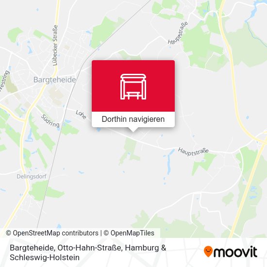 Bargteheide, Otto-Hahn-Straße Karte
