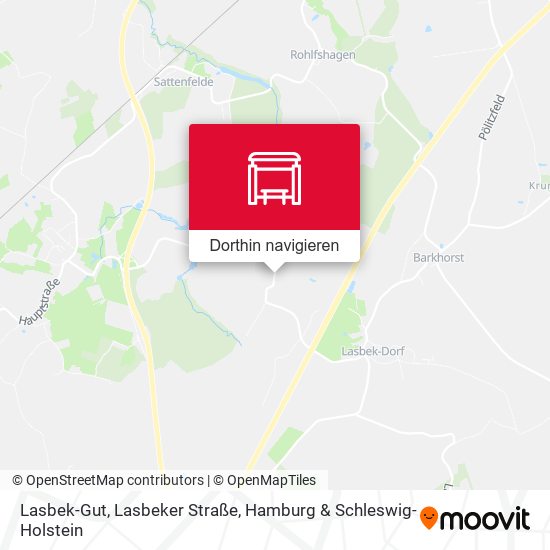 Lasbek-Gut, Lasbeker Straße Karte