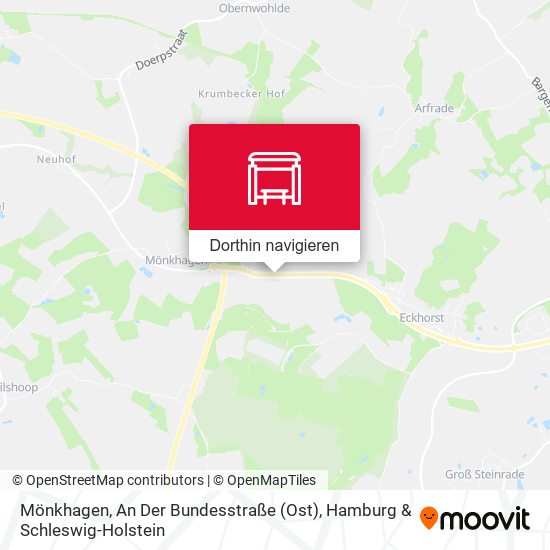 Mönkhagen, An Der Bundesstraße (Ost) Karte