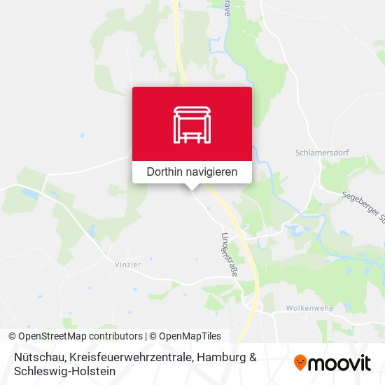 Nütschau, Kreisfeuerwehrzentrale Karte