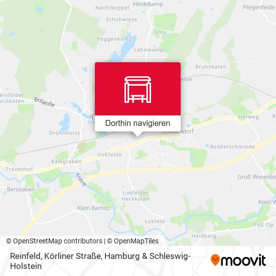 Reinfeld, Körliner Straße Karte
