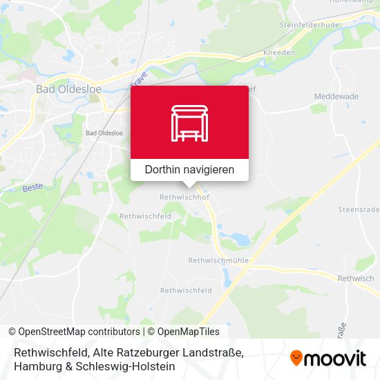 Rethwischfeld, Alte Ratzeburger Landstraße Karte