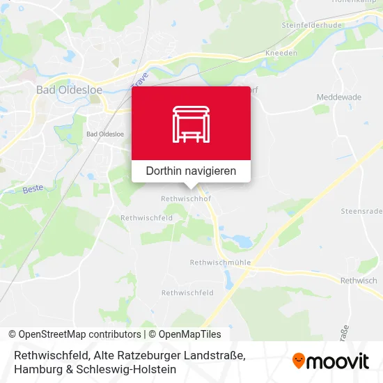 Rethwischfeld, Alte Ratzeburger Landstraße Karte