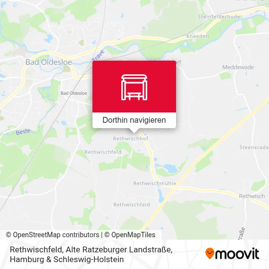 Rethwischfeld, Alte Ratzeburger Landstraße Karte