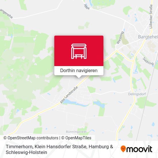 Timmerhorn, Klein Hansdorfer Straße Karte