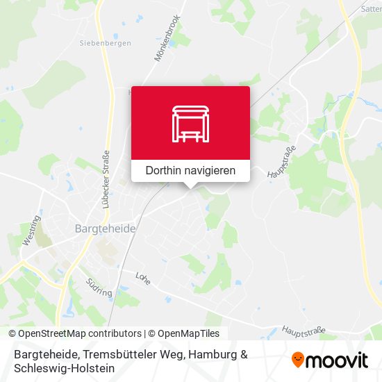 Bargteheide, Tremsbütteler Weg Karte