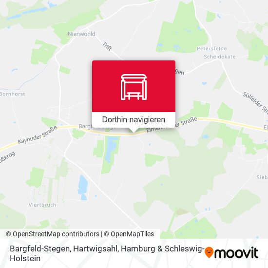 Bargfeld-Stegen, Hartwigsahl Karte