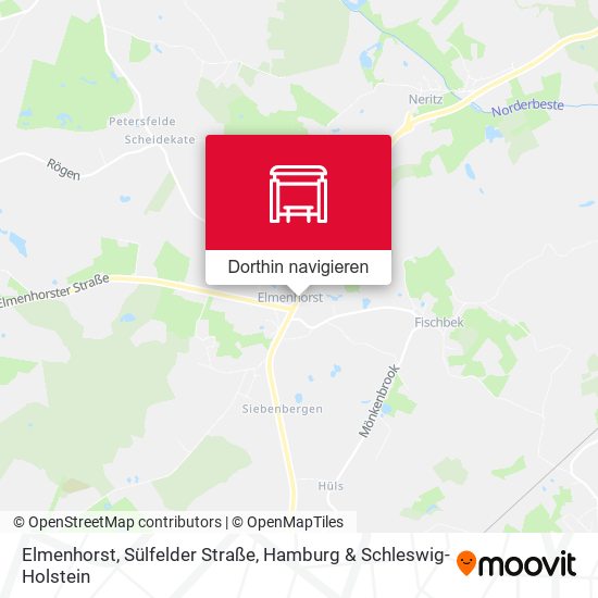 Elmenhorst, Sülfelder Straße Karte
