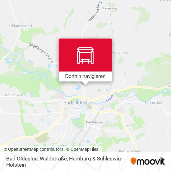 Bad Oldesloe, Waldstraße Karte