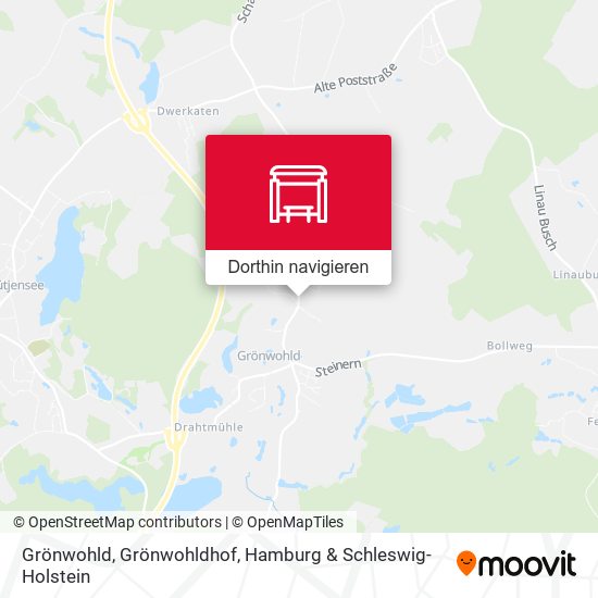 Grönwohld, Grönwohldhof Karte