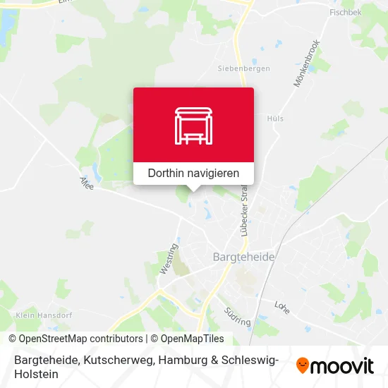 Bargteheide, Kutscherweg Karte