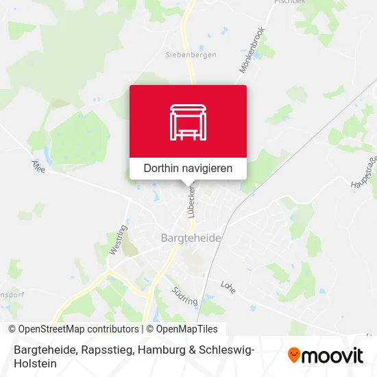 Bargteheide, Rapsstieg Karte