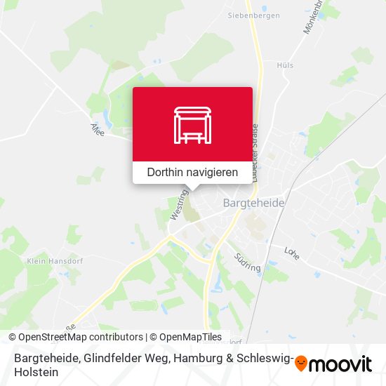 Bargteheide, Glindfelder Weg Karte