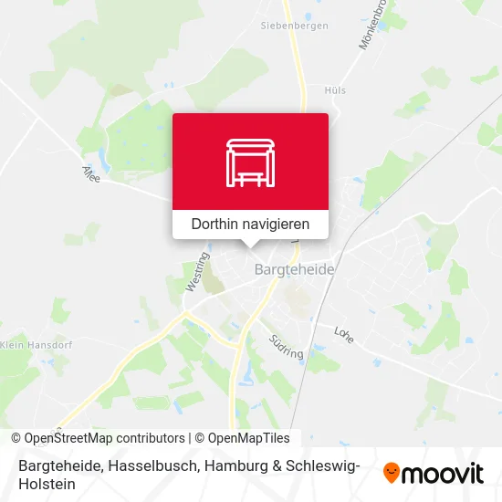 Bargteheide, Hasselbusch Karte