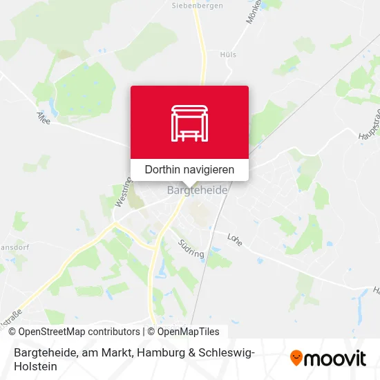 Bargteheide, am Markt Karte