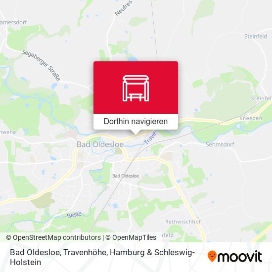 Bad Oldesloe, Travenhöhe Karte