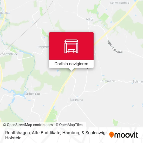Rohlfshagen, Alte Buddikate Karte