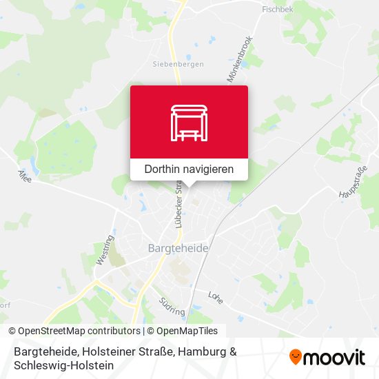 Bargteheide, Holsteiner Straße Karte