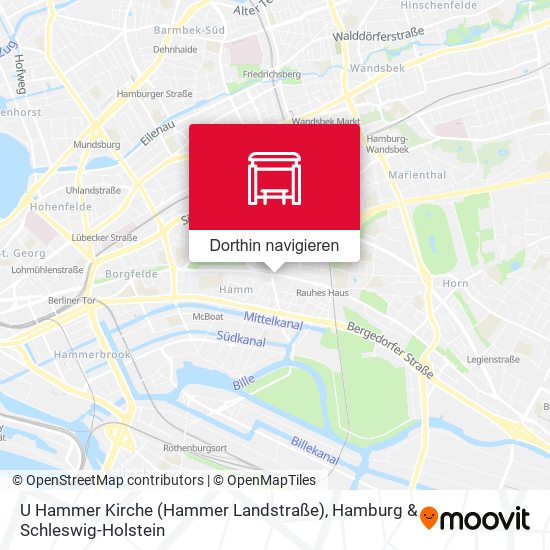 U Hammer Kirche (Hammer Landstraße) Karte