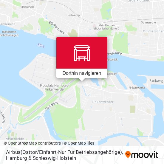 Airbus(Osttor / Einfahrt-Nur Für Betriebsangehörige) Karte
