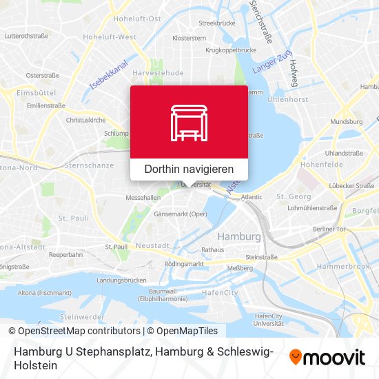 Hamburg U Stephansplatz Karte