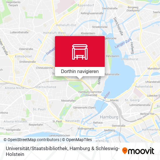 Universität/Staatsbibliothek Karte