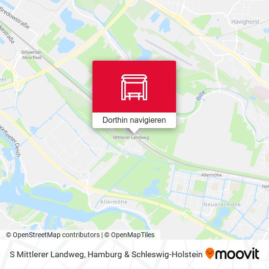 S Mittlerer Landweg Karte