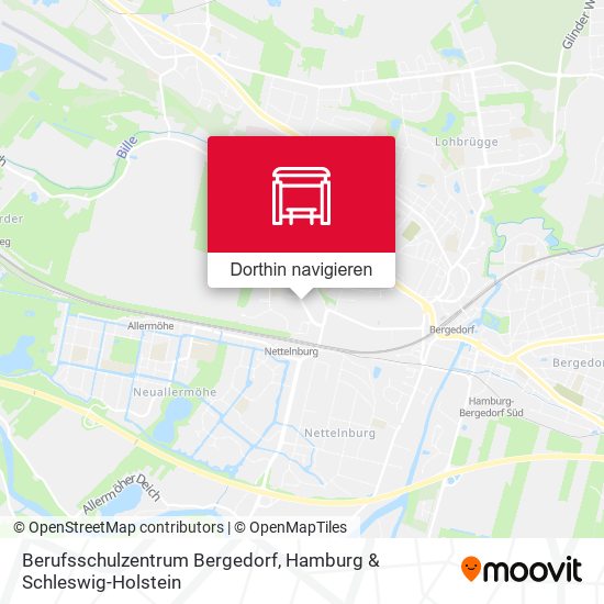 Berufsschulzentrum Bergedorf Karte