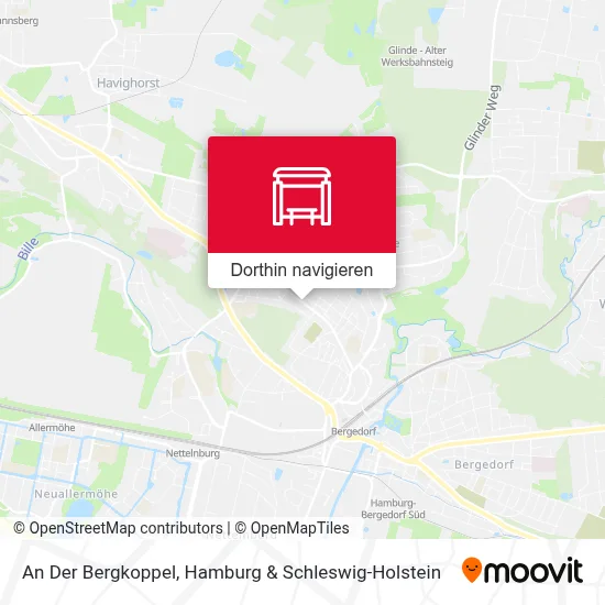 An Der Bergkoppel Karte