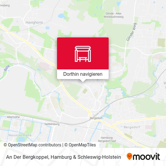 An Der Bergkoppel Karte