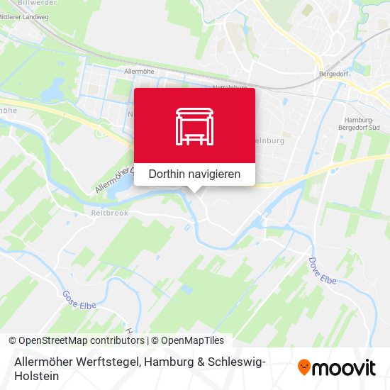 Allermöher Werftstegel Karte
