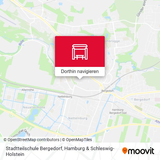 Stadtteilschule Bergedorf Karte