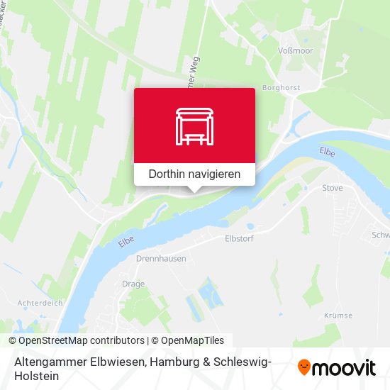 Altengammer Elbwiesen Karte