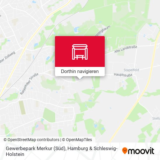 Gewerbepark Merkur (Süd) Karte