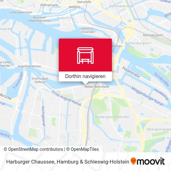 Harburger Chaussee Karte