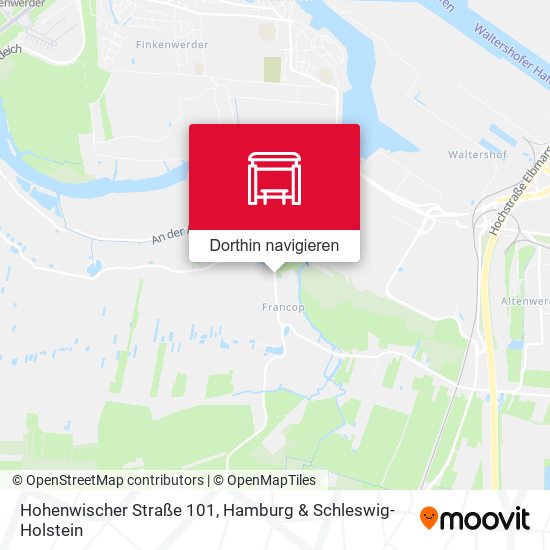 Hohenwischer Straße 101 Karte