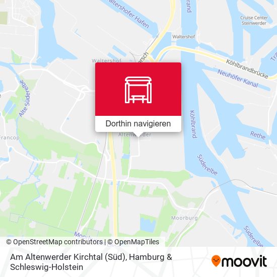 Am Altenwerder Kirchtal (Süd) Karte